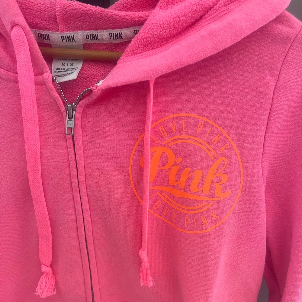 Pink casual comfortable hoodie